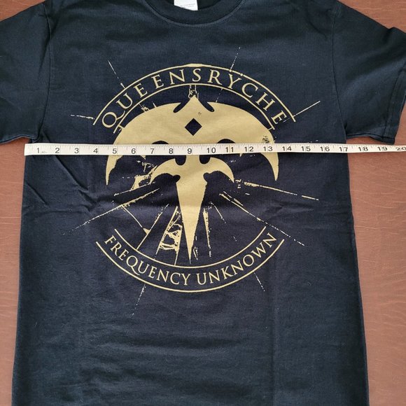 Queensryche - Geoff Tate 2013 "Frequency Unknown" T Shirt Black Men's Small - Picture 2 of 5